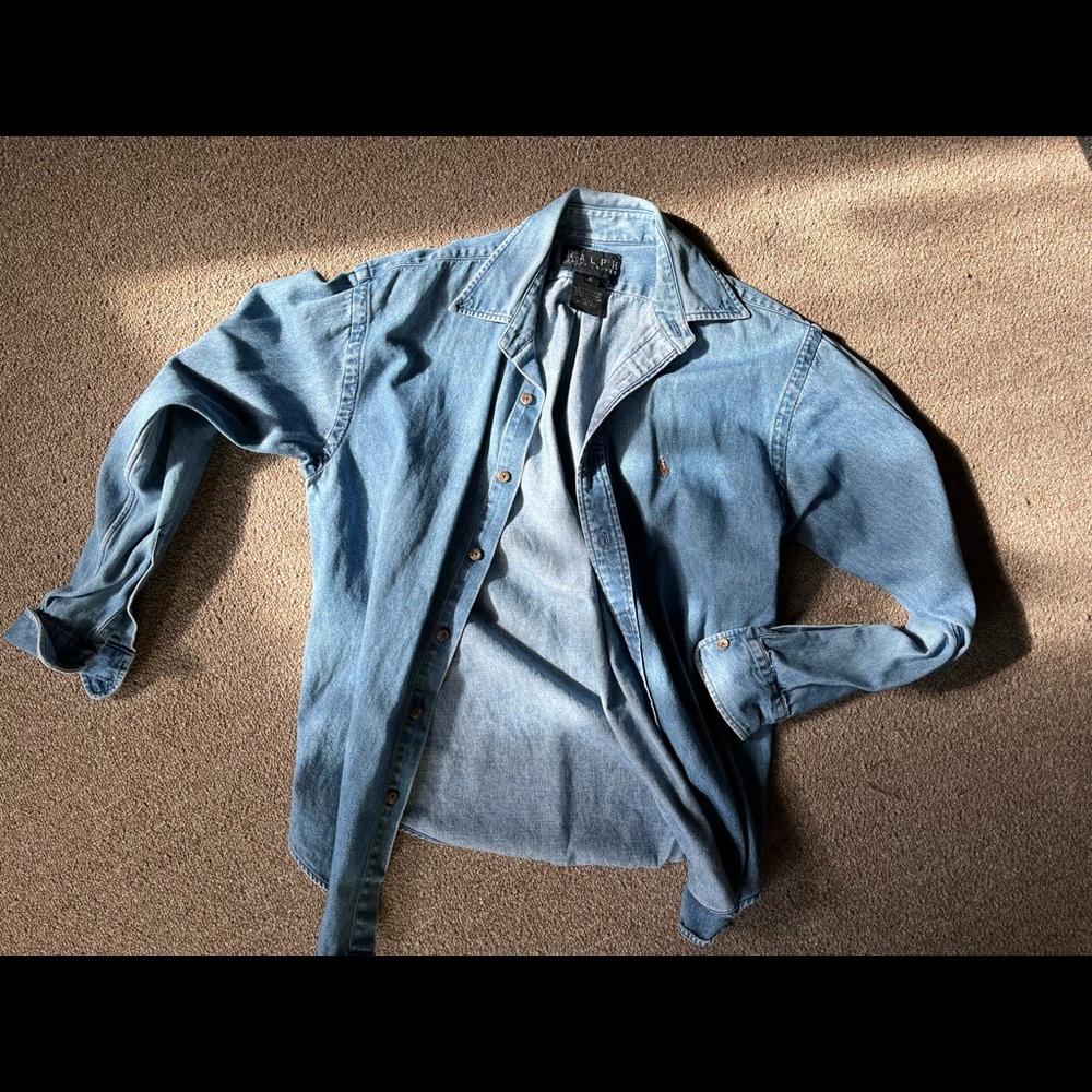 Classic Vintage Ralph Lauren button up shirt